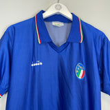 1986/91 ITALY HOME SHIRT (L) DIADORA