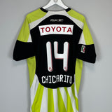 2008 CHIVAS GUADALAJARA CHICHARITO #14 THIRD SHIRT (XL) REEBOK