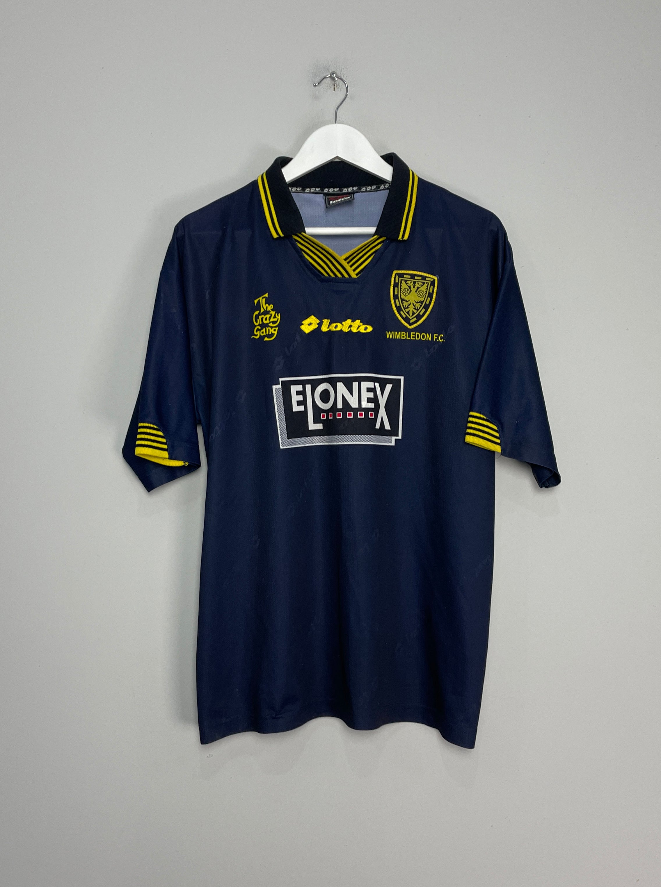 1997/99 WIMBLEDON HOME SHIRT (L) LOTTO