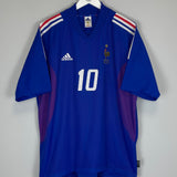 2002/04 FRANCE ZIDANE #10 HOME SHIRT (XL) ADIDAS