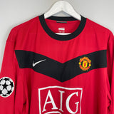 2009/10 MANCHESTER UNITED ROONEY #10 *BNWT* C/L L/S HOME SHIRT (XL) NIKE