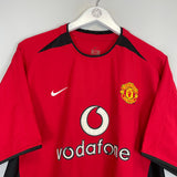 2002/04 MANCHESTER UNITED BECKHAM #7 HOME SHIRT (L) NIKE