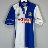 1994/96 BLACKBURN ROVERS SHEARER #9 HOME SHIRT (S) ASICS