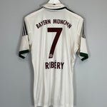 2013/14 BAYERN MUNICH RIBERY #7 AWAY SHIRT (M) ADIDAS