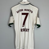 2013/14 BAYERN MUNICH RIBERY #7 AWAY SHIRT (M) ADIDAS