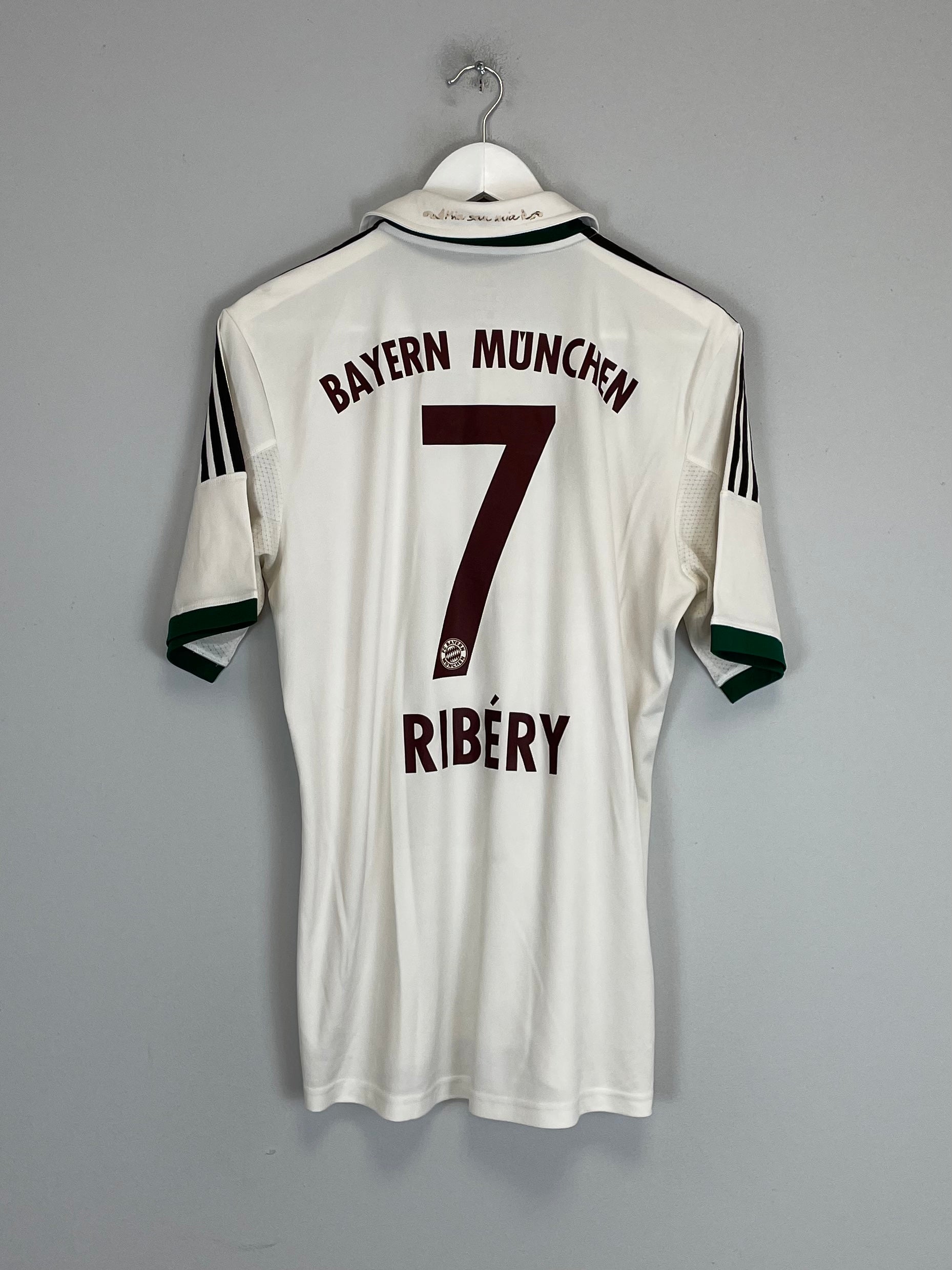 2013/14 BAYERN MUNICH RIBERY #7 AWAY SHIRT (M) ADIDAS