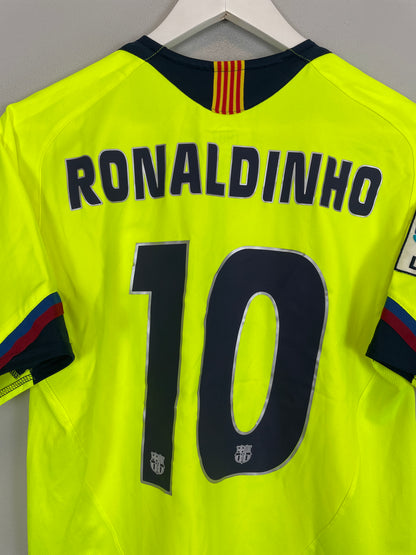 2005/06 BARCELONA RONALDINHO #10 AWAY SHIRT (S) NIKE