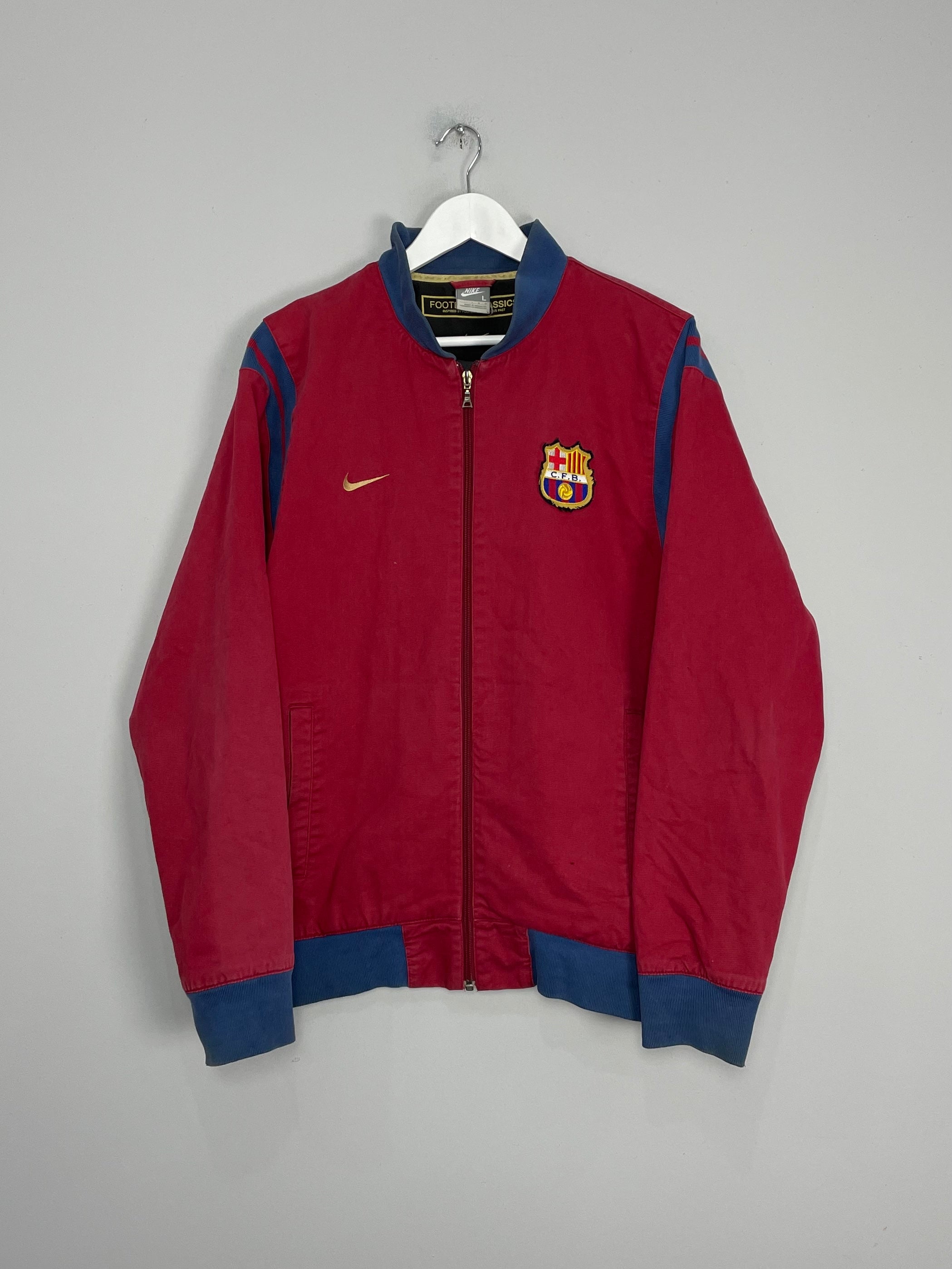 1999/00 BARCELONA TRACK JACKET (L) NIKE