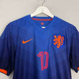 2014/15 NETHERLANDS SNEIJDER #10 AWAY SHIRT (M) NIKE