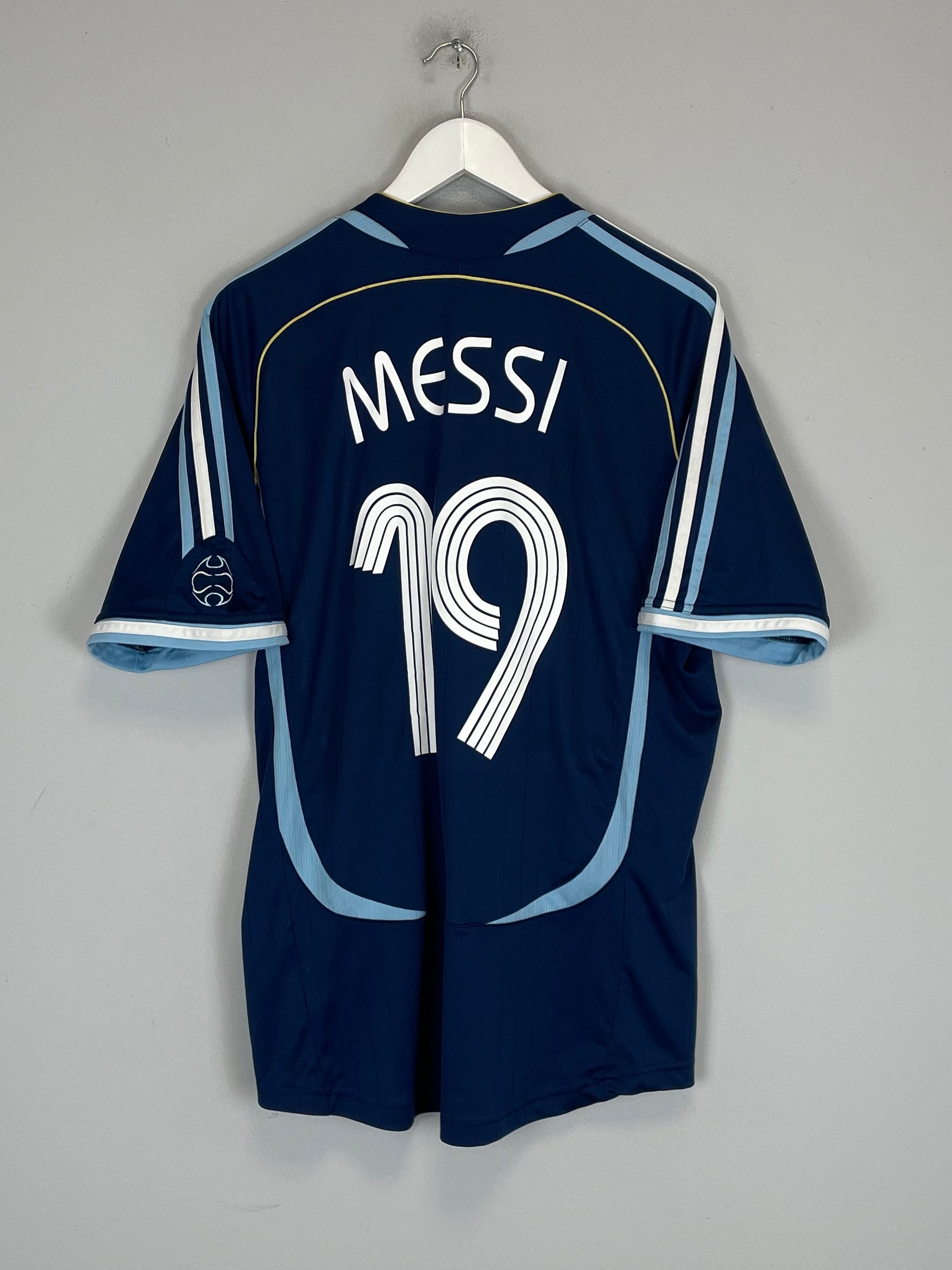 2006/07 ARGENTINA MESSI #19 AWAY SHIRT (L) ADIDAS