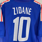 2002/04 FRANCE ZIDANE #10 *PLAYER ISSUE* HOME SHIRT (XL) ADIDAS