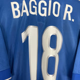 1997/98 ITALY R.BAGGIO #18 HOME SHIRT (XL) NIKE