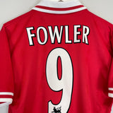 1996/98 LIVERPOOL FOWLER #9 HOME SHIRT (S) REEBOK