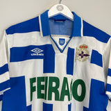 1994/97 DEPORTIVO LA CORUNA HOME SHIRT (L) UMBRO