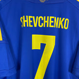 2012/13 UKRAINE SHEVCHENKO #7 AWAY SHIRT (XXL) ADIDAS