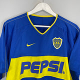 2002/04 BOCA JUNIORS HOME SHIRT (M) NIKE