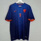 2014/15 NETHERLANDS V.PERSIE #9 AWAY SHIRT (XL) NIKE