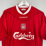 2002/04 LIVERPOOL HESKEY #8 HOME SHIRT (L) REEBOK