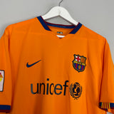 2006/08 BARCELONA RONALDINHO #10 AWAY SHIRT (XL) NIKE