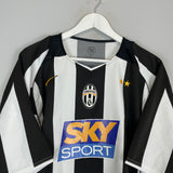 2004/05 JUVENTUS NEDVED #11 HOME SHIRT (XL) NIKE