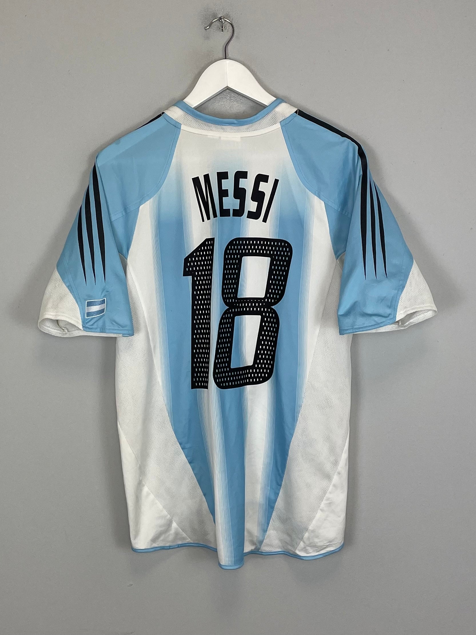 2004/05 ARGENTINA MESSI #18 HOME SHIRT (S) ADIDAS