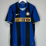 2008/09 INTER MILAN FIGO #7 HOME SHIRT (XL) NIKE