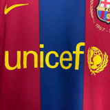 2007/08 BARCELONA MESSI #19 HOME SHIRT (M) NIKE