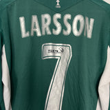 2004/05 CELTIC LARSSON #7 L/S AWAY SHIRT (XL) UMBRO