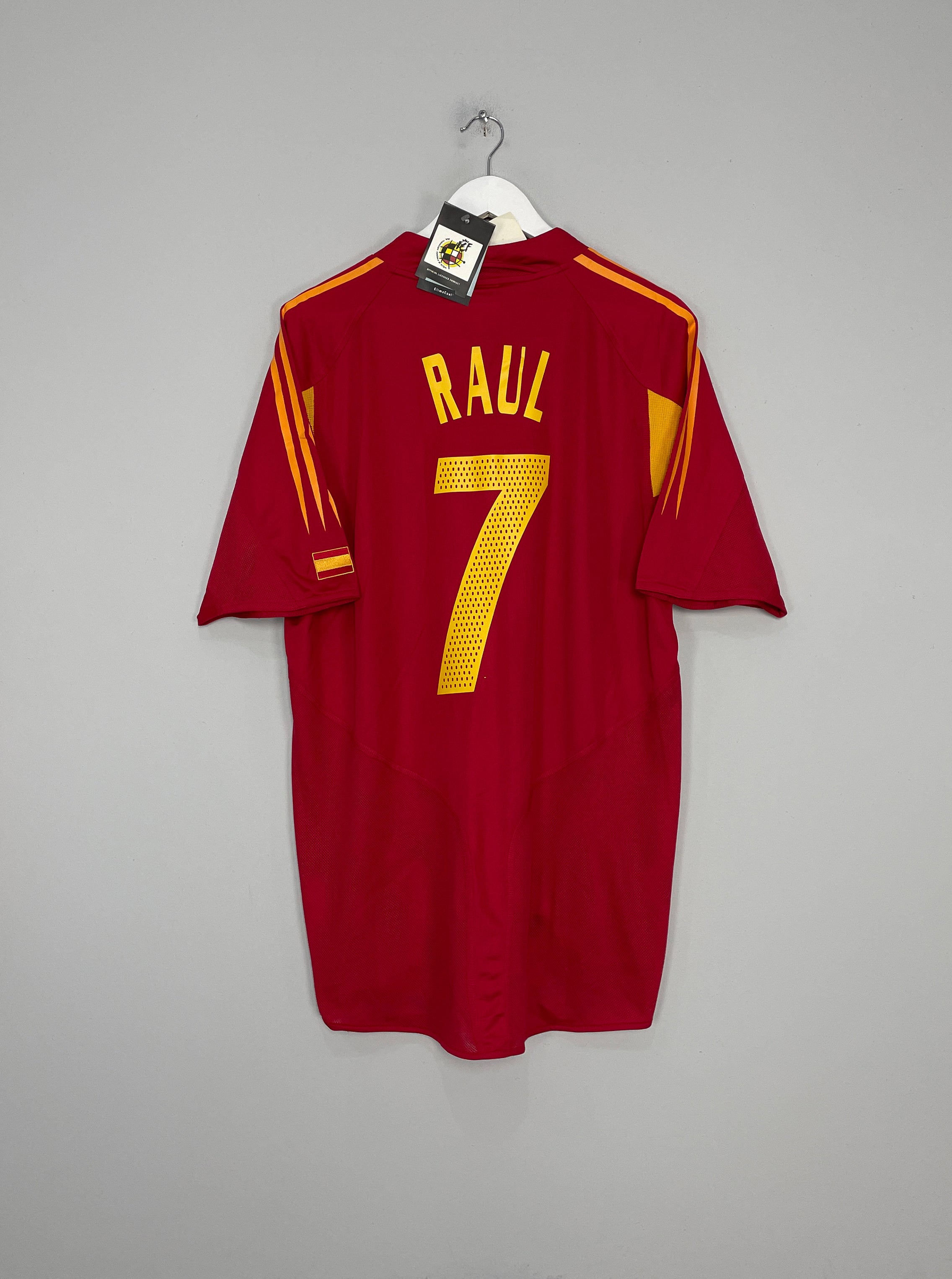 Image of the Spain Raul shirt from the 2004/06 season