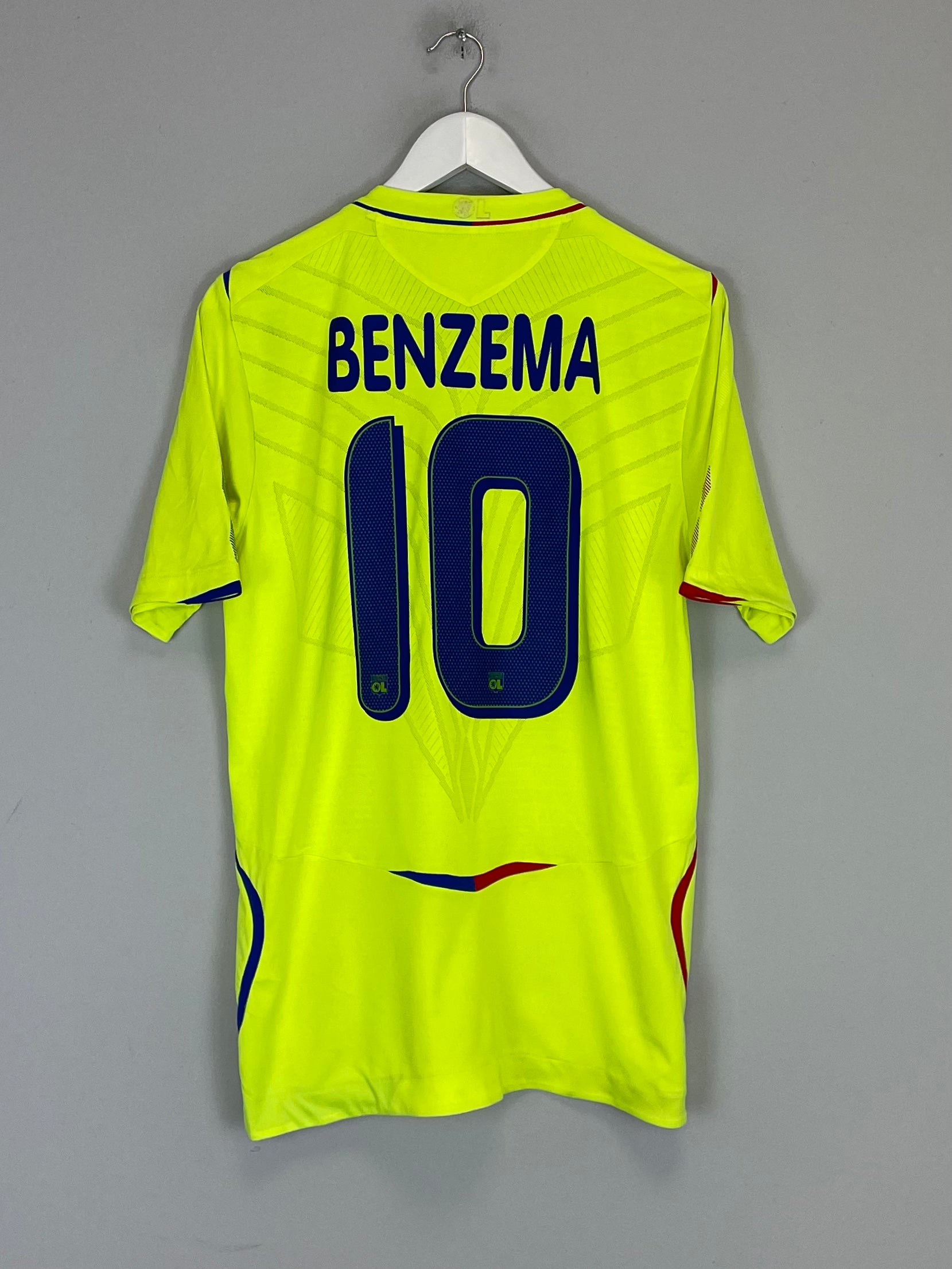 2008/09 LYON BENZEMA #10 THIRD SHIRT (M) ADIDAS