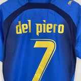 2006 ITALY DEL PIERO #7 HOME SHIRT (M) PUMA