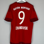 2015/16 BAYERN MUNICH LEWANDOWSKI #9 HOME SHIRT (L) ADIDAS