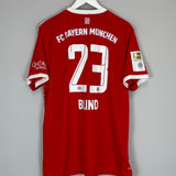 2022/23 BAYERN MUNICH BLIND #23 HOME SHIRT (XL) ADIDAS