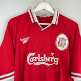 1996/98 LIVERPOOL FOWLER #9 HOME SHIRT (XL) REEBOK