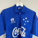 1992/94 CRUZEIRO #9 (RONALDO) HOME SHIRT (L) FINTA