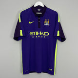 Image of the Manchester City shirt from the 2014/15 season