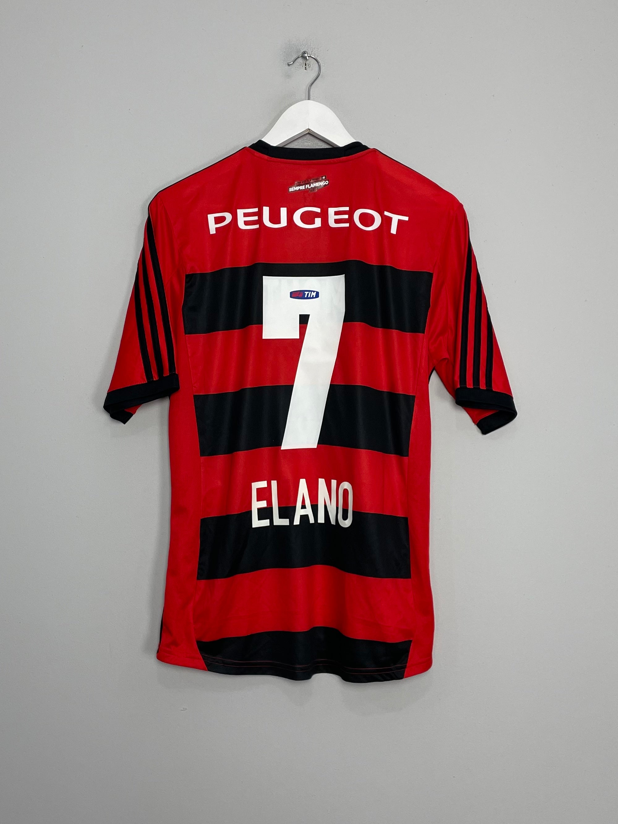 2013 FLAMENGO ELANO #7 HOME SHIRT (M) ADIDAS