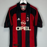 2000/02 AC MILAN SHEVCHENKO #7 HOME SHIRT (S) ADIDAS