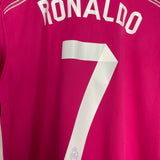 2014/15 REAL MADRID RONALDO #7 AWAY SHIRT (M) ADIDAS