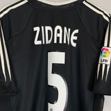 2004/05 REAL MADRID ZIDANE #5 AWAY SHIRT (L) ADIDAS