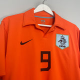 2006/08 NETHERLANDS V.NESTELROOY #9 HOME SHIRT (L) NIKE