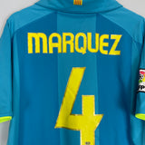 2007/08 BARCELONA MARQUEZ #4 AWAY SHIRT (L) NIKE