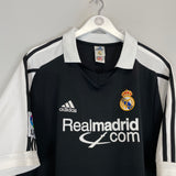 2001/02 REAL MADRID FIGO #10 AWAY SHIRT (XL) ADIDAS