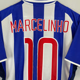 2002/04 HERTHA BERLIN MARCELINHO #10 HOME SHIRT (S) NIKE