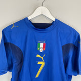 2006 ITALY DEL PIERO #7 HOME SHIRT (M) PUMA