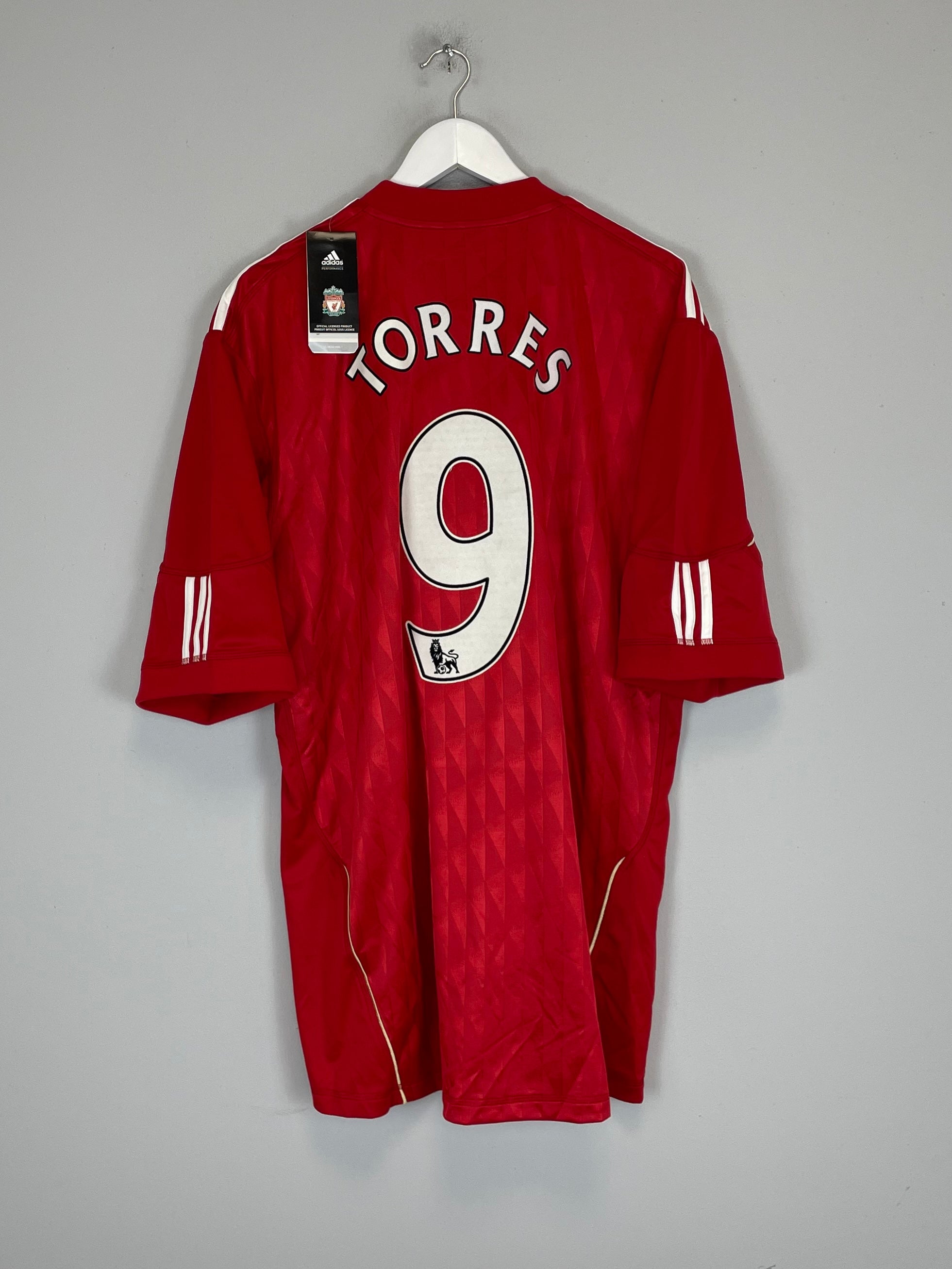 2010/12 LIVERPOOL TORRES #9 *BNWT* HOME SHIRT (XXL) ADIDAS