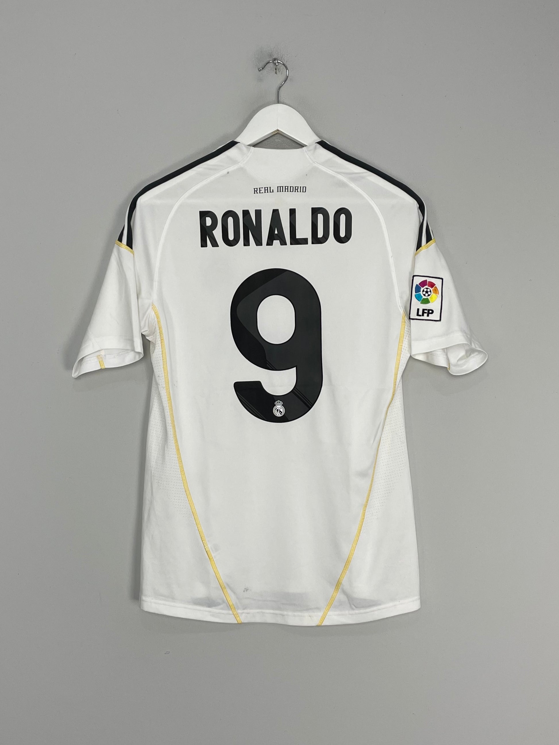 2009/10 REAL MADRID RONALDO #9 HOME SHIRT (S) ADIDAS