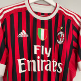 2011/12 AC MILAN INZAGHI #9 HOME SHIRT (M) ADIDAS