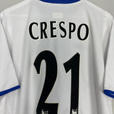 2003/05 CHELSEA CRESPO #21 AWAY SHIRT (XL) UMBRO