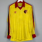 1978/92 WATFORD L/S HOME SHIRT (M) UMBRO